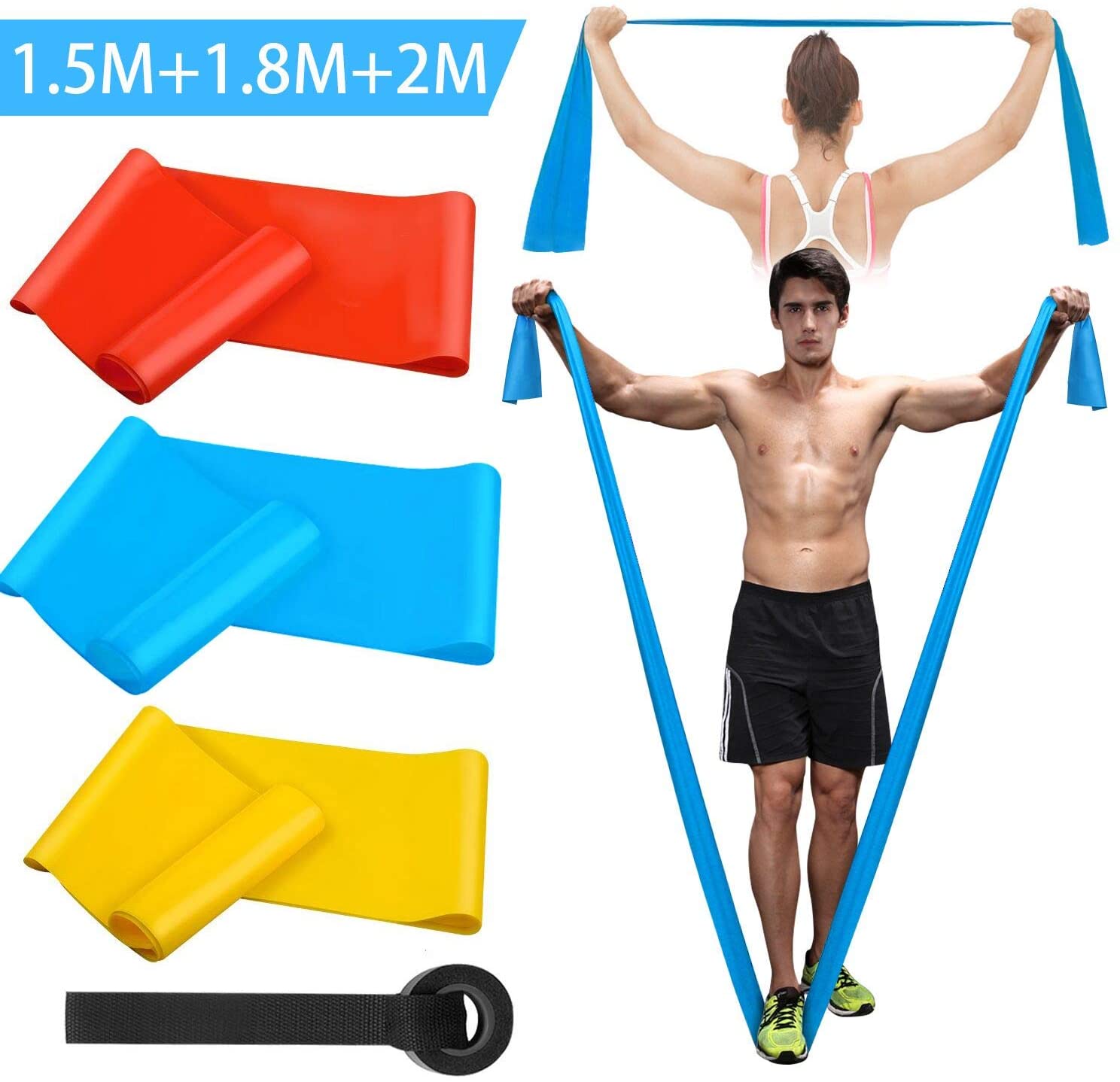 Elastic Fitness Bands 3Pcs Res - Crossfit Accessories incelemesi ve fiyatı