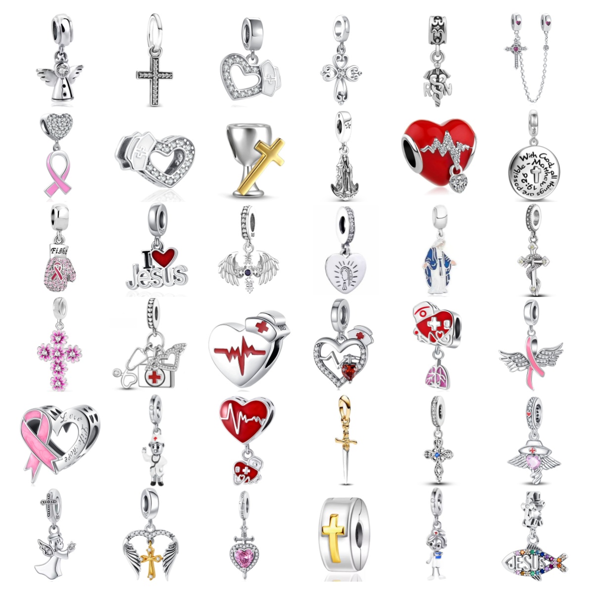 New Flower Cross Charm Sword B - Crossfit Accessories incelemesi ve fiyatı