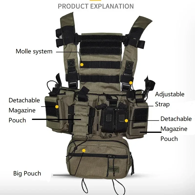 D3CR Chest Rig Vest Multicam B - Gear For Crossfit incelemesi ve fiyatı