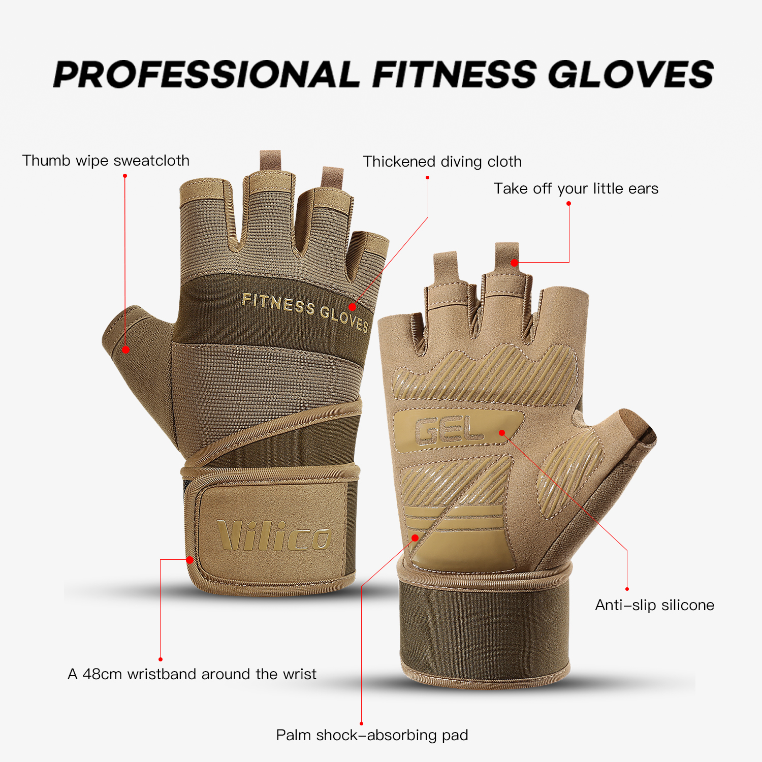 Hunting Gloves Tactical Gear C - Crossfit Fitness Gear incelemesi ve fiyatı