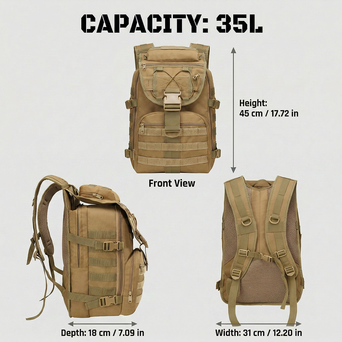 35L Gym Training Backpack for  - Crossfit G incelemesi ve fiyatı