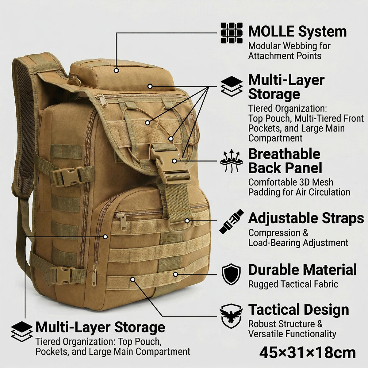 35L Gym Training Backpack for  - Crossfit G incelemesi ve fiyatı